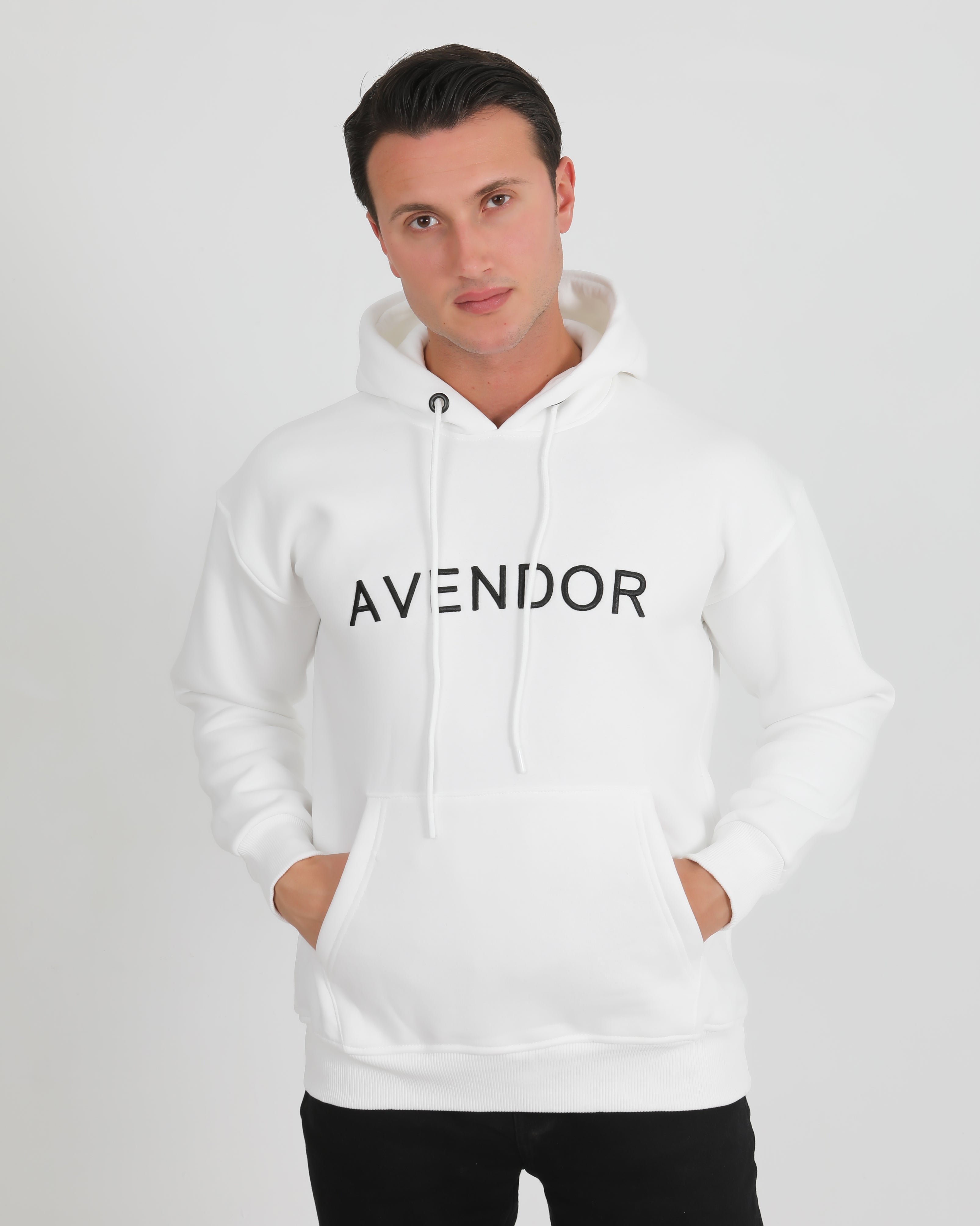 Avendor Classic Hoodie Men White