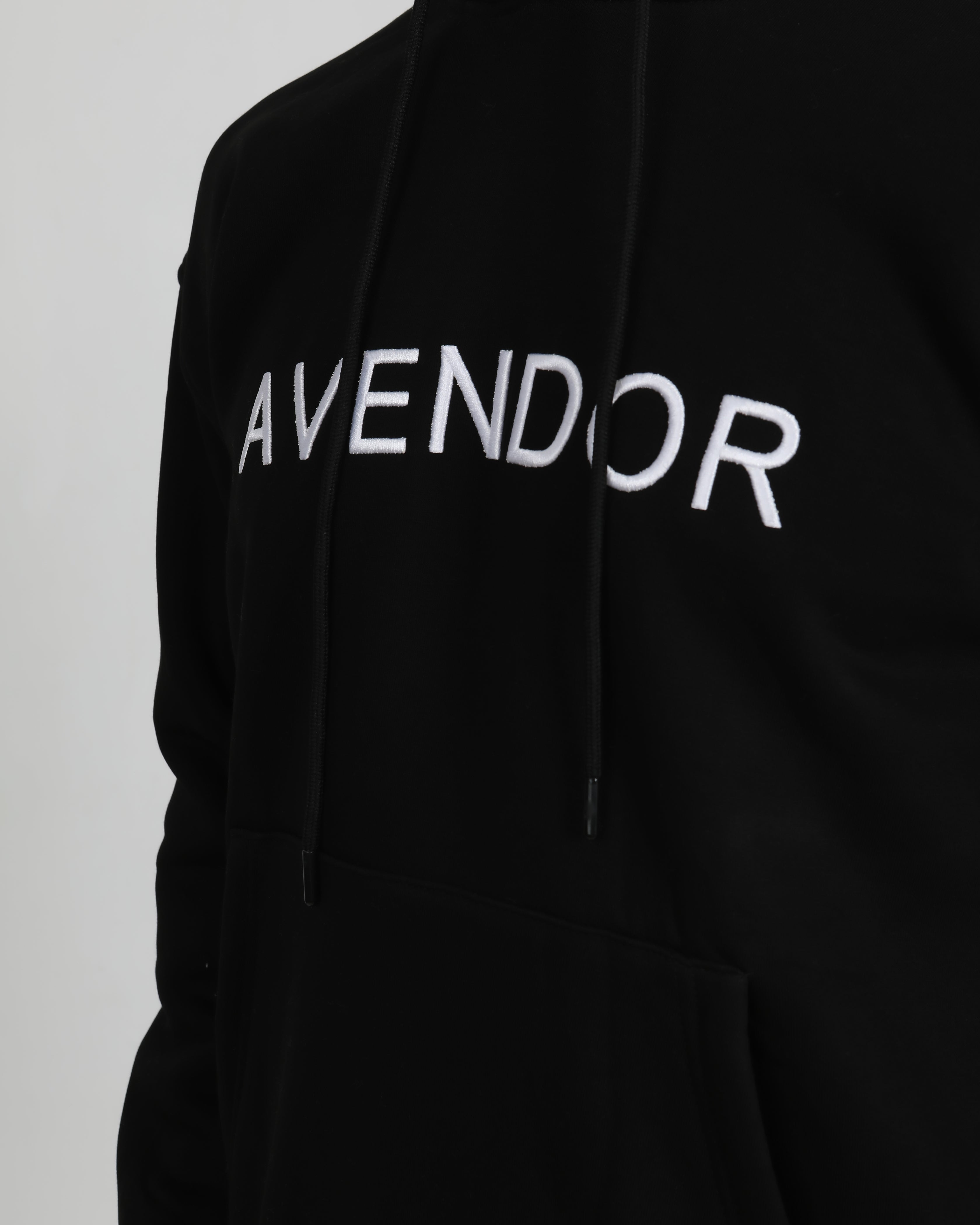 Avendor Classic Hoodie Men Black