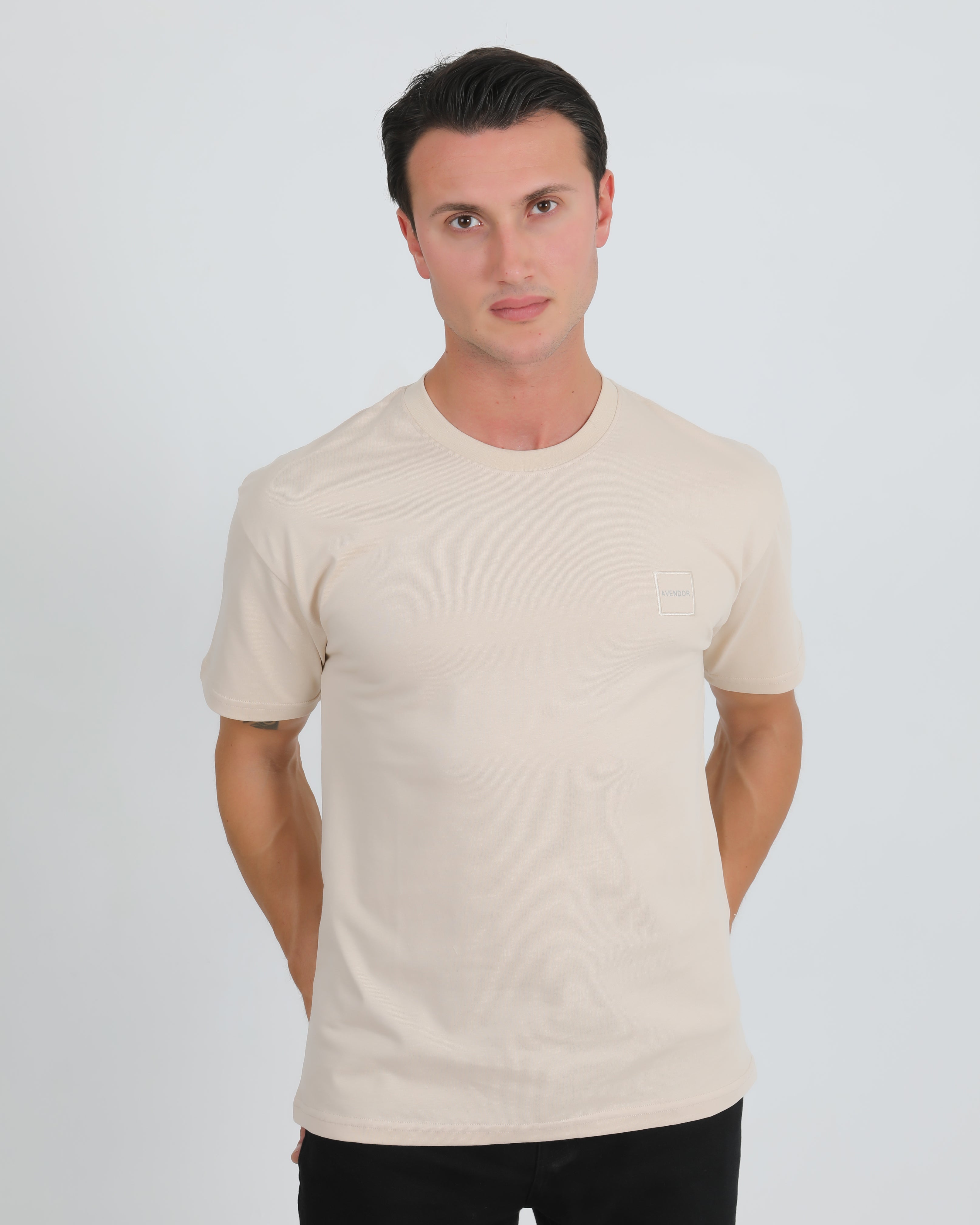 Avendor Flag T-Shirt Beige