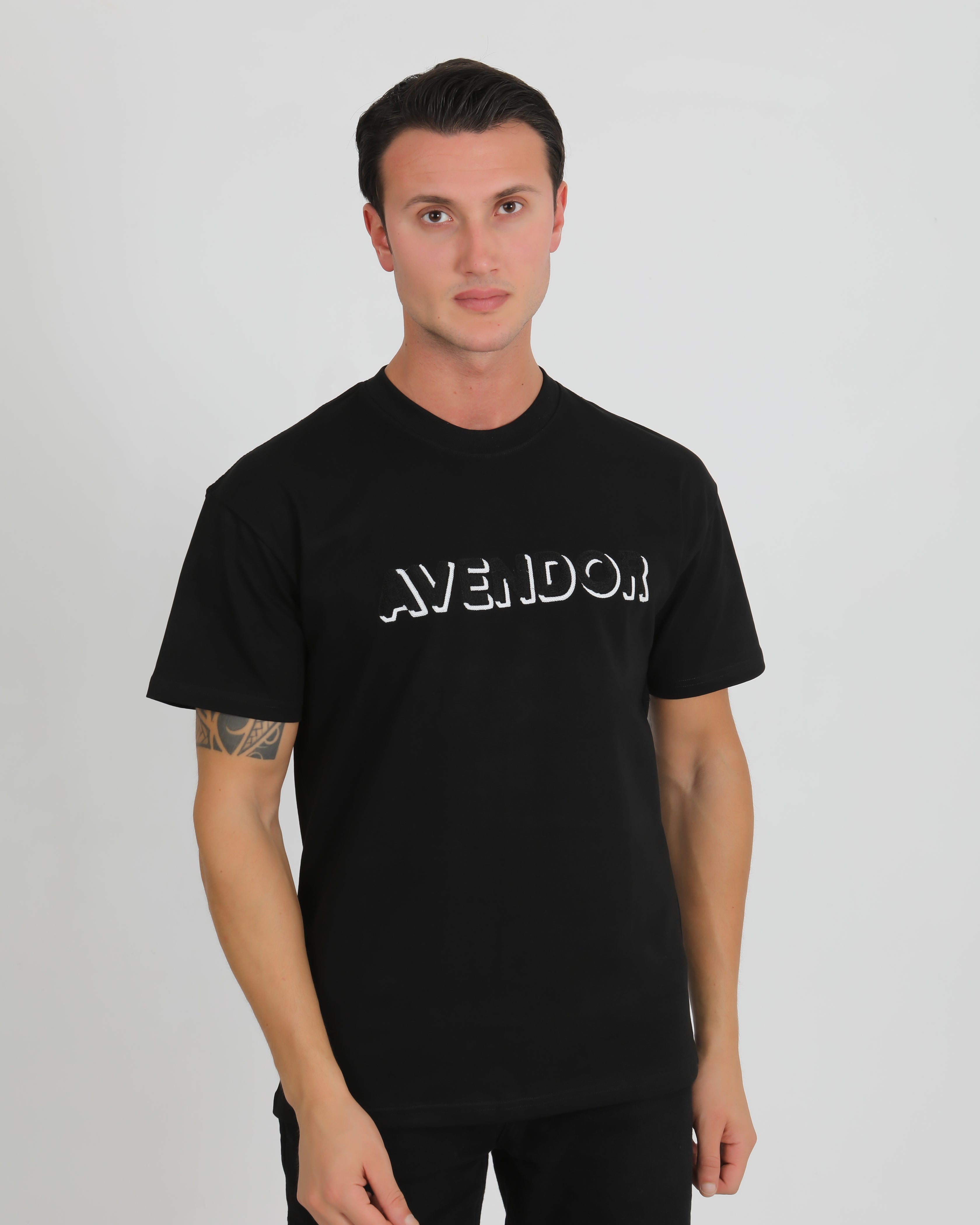 Avendor Prime Oversize Tee Black