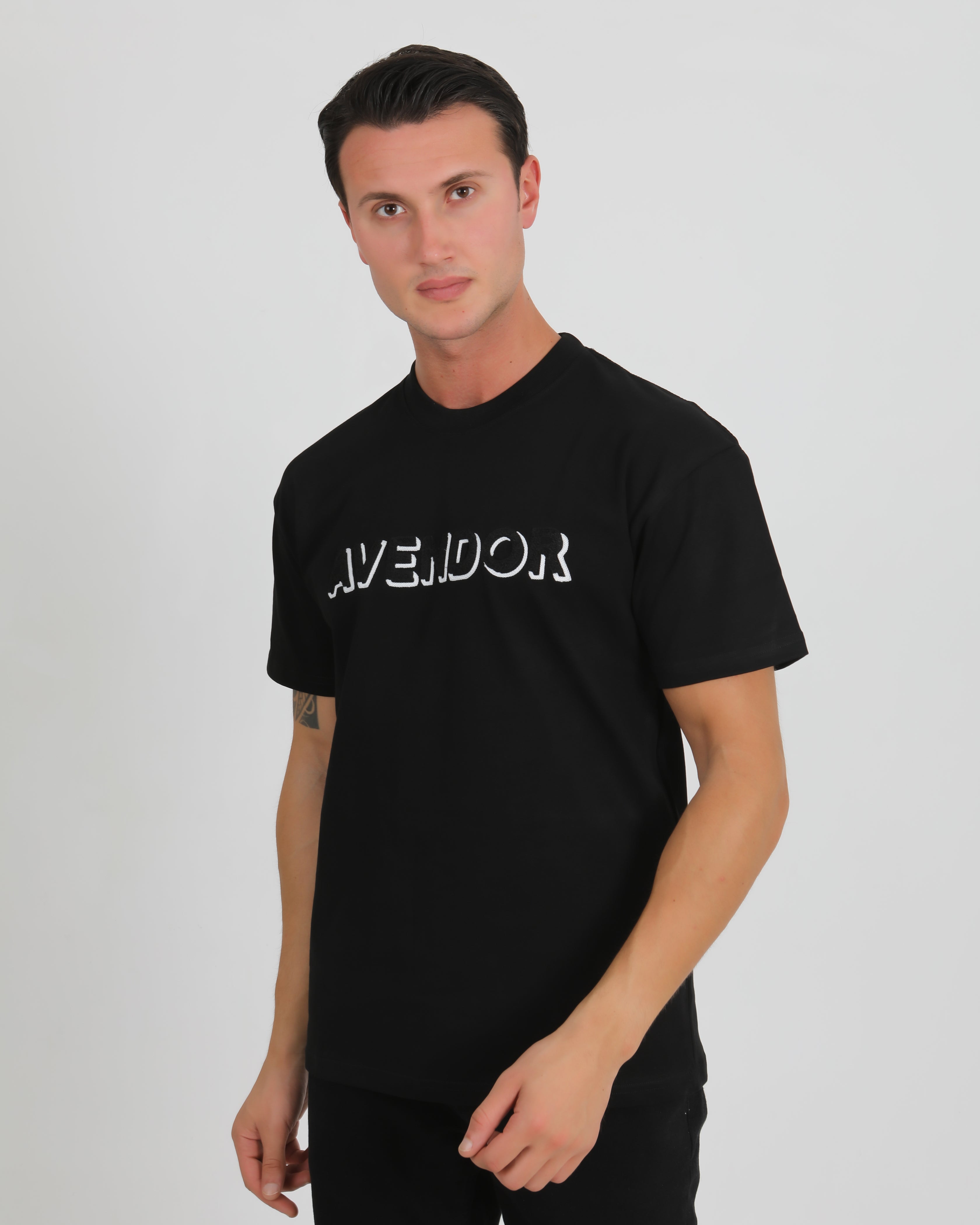 Avendor Prime Oversize Tee Black