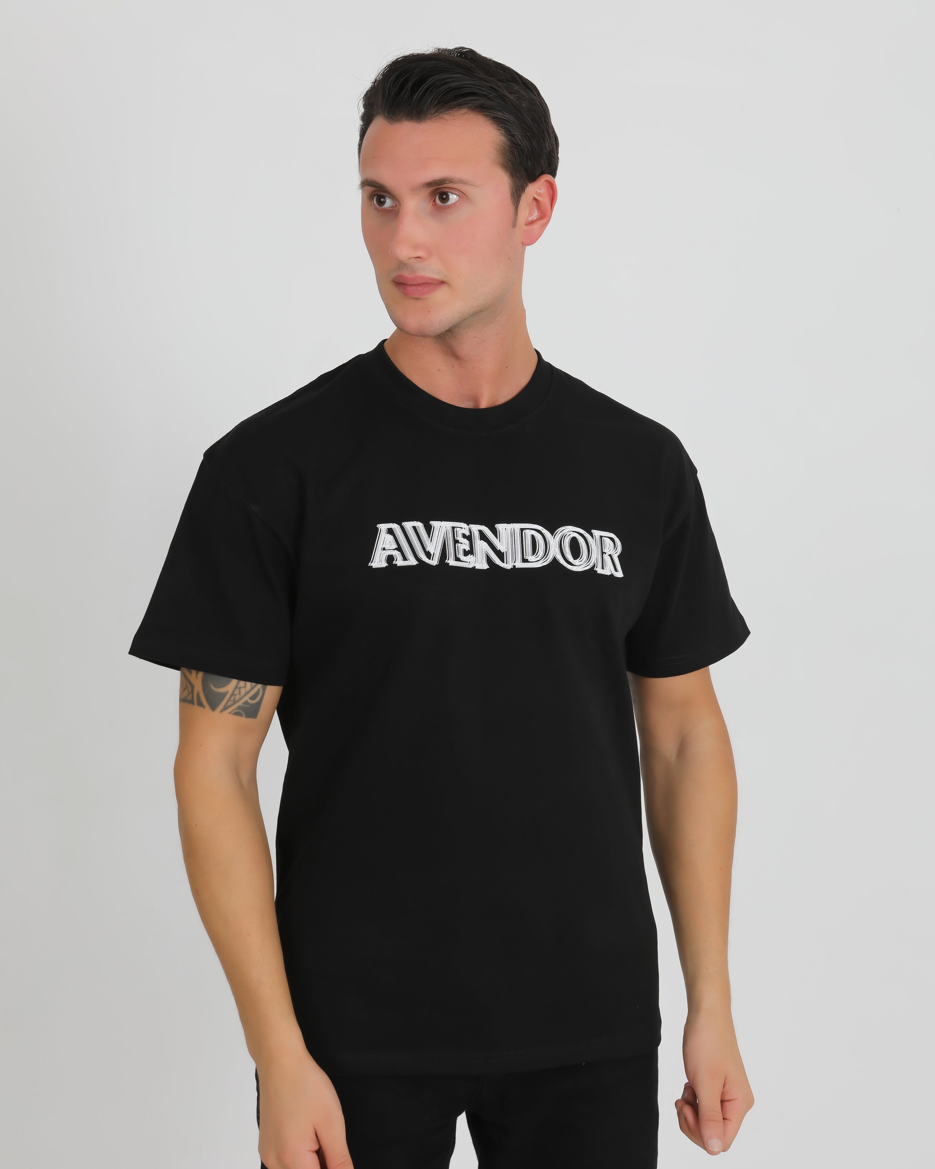 Avendor Classic Oversize Tee Black