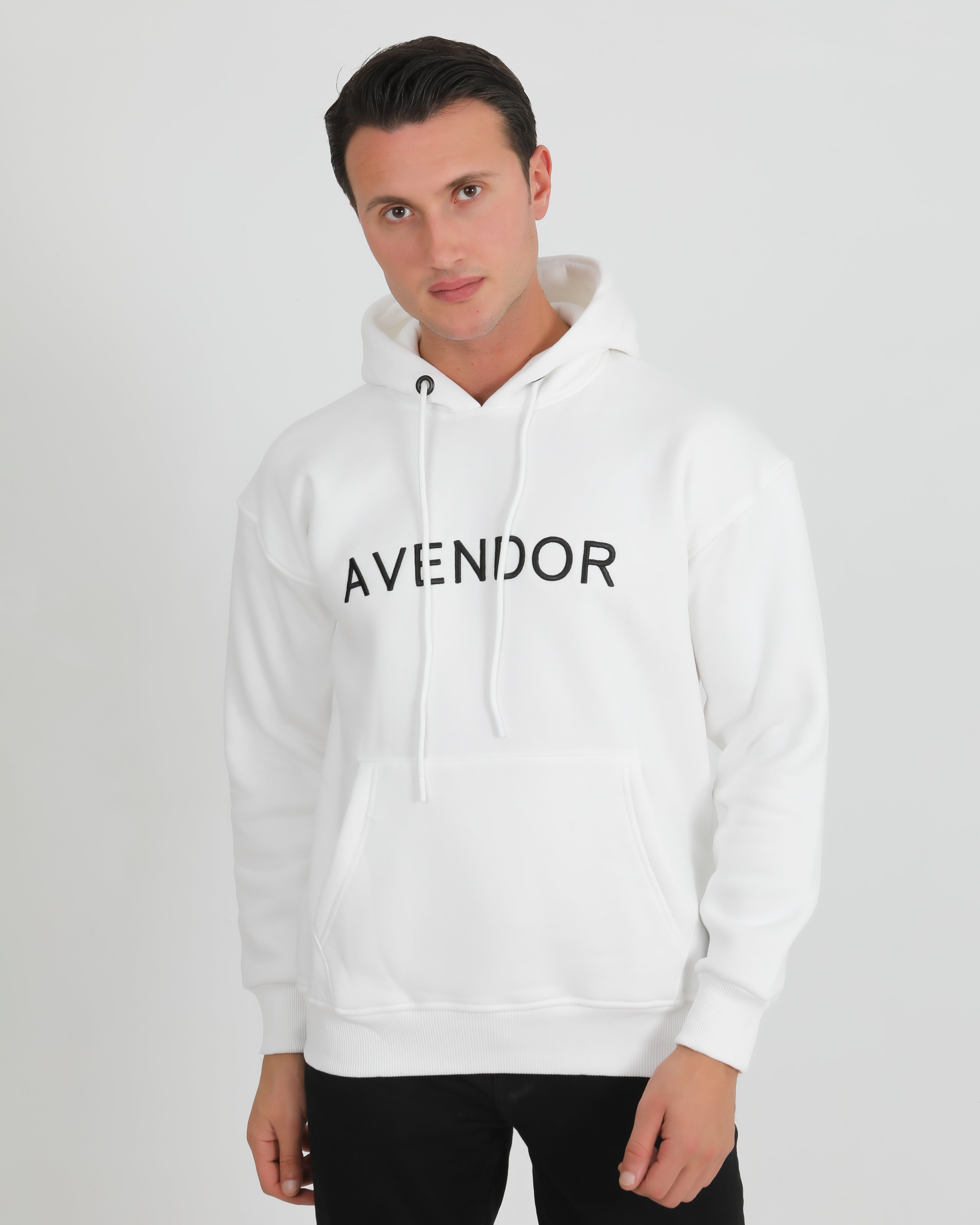 Avendor Classic Hoodie Men White