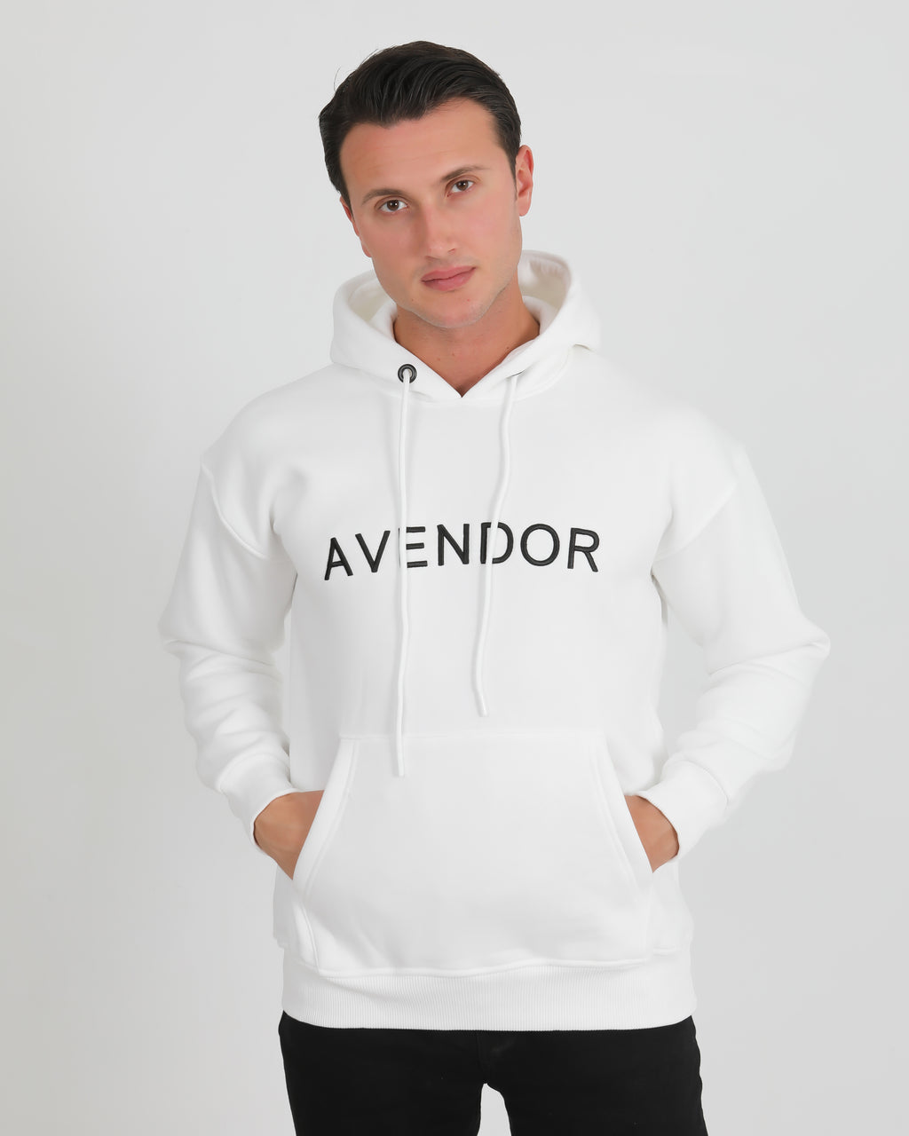 Avendor Classic Hoodie Men White