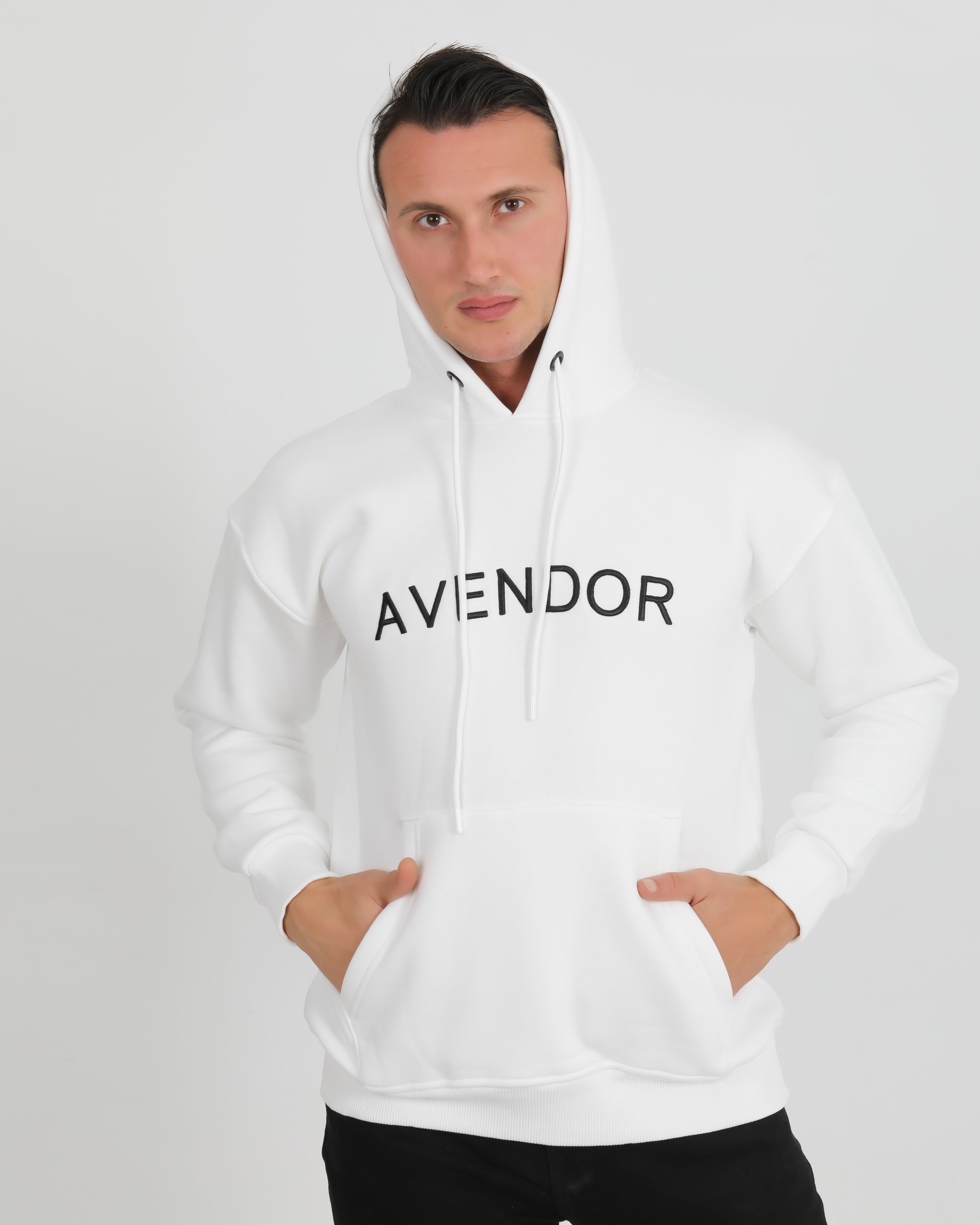 Avendor Classic Hoodie Men White
