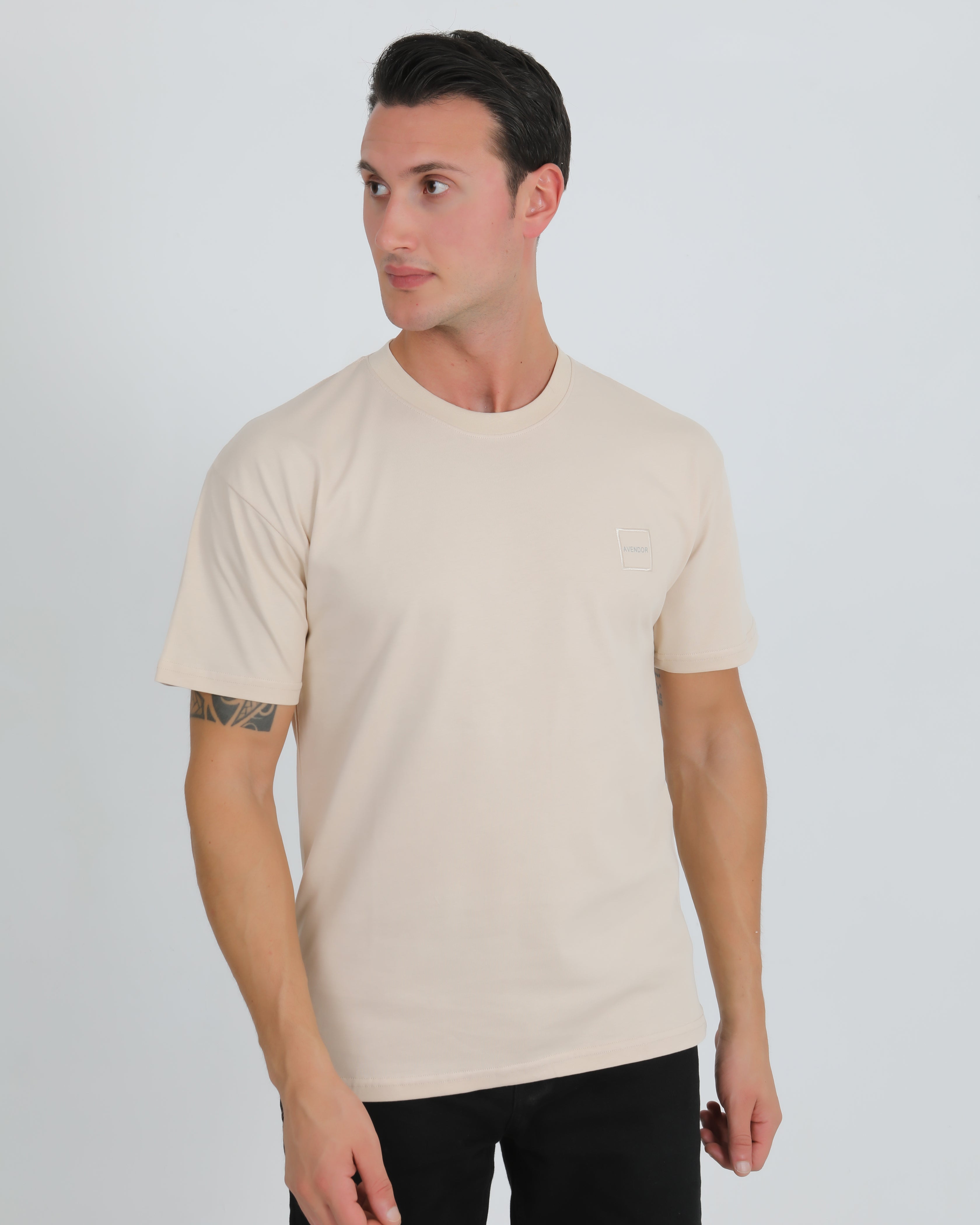 Avendor Flag T-Shirt Beige