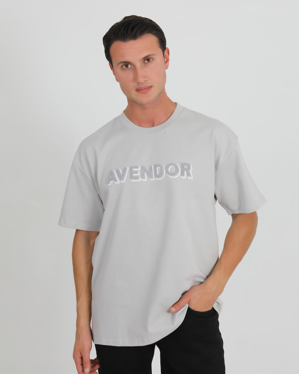 Avendor Prime Oversize Tee Grey