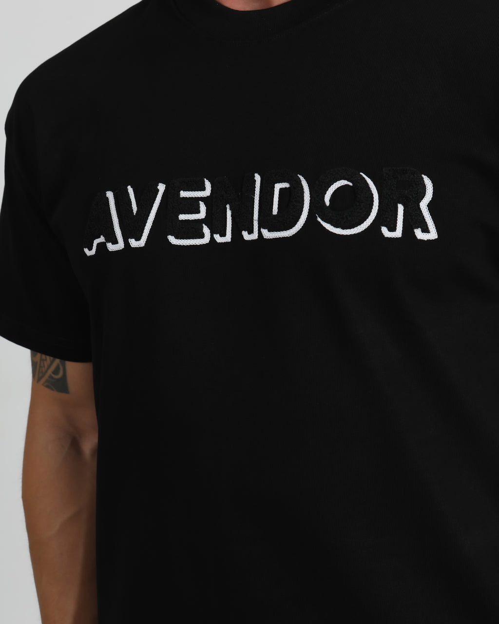 Avendor Prime Oversize Tee Black
