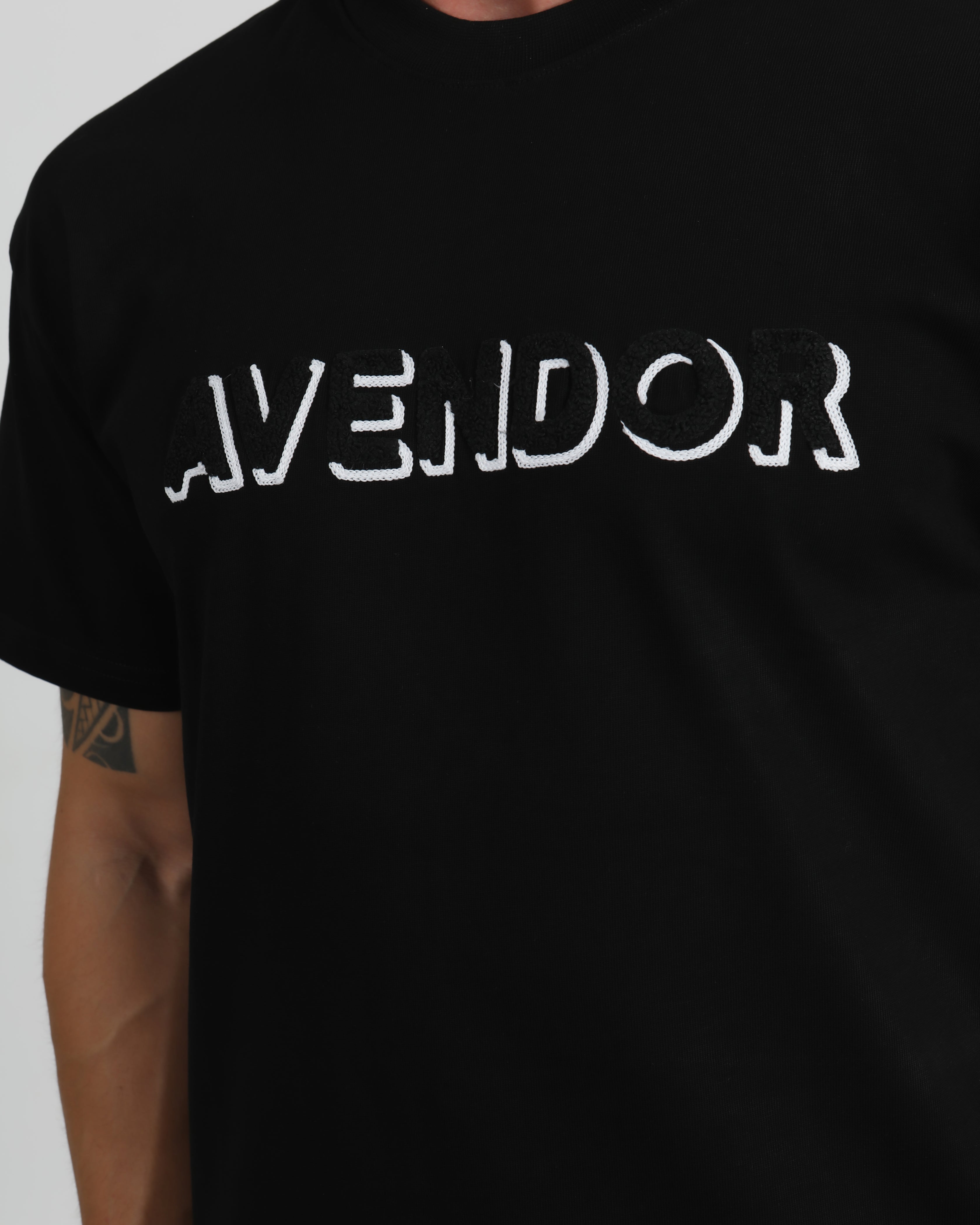 Avendor Prime Oversize Tee Black
