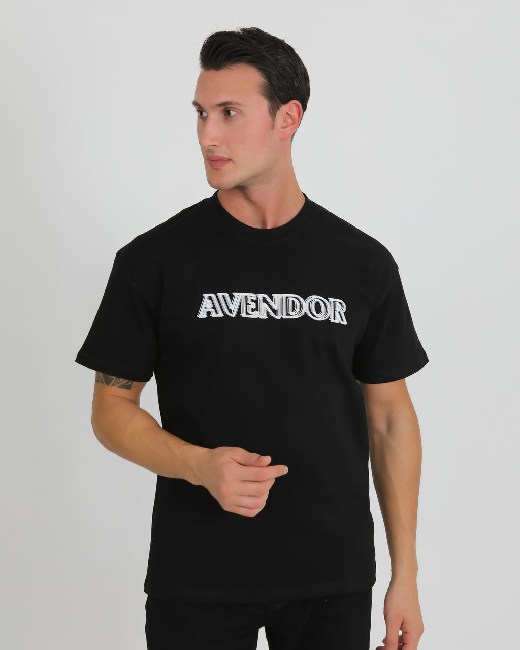 Avendor Classic Oversize Tee Black