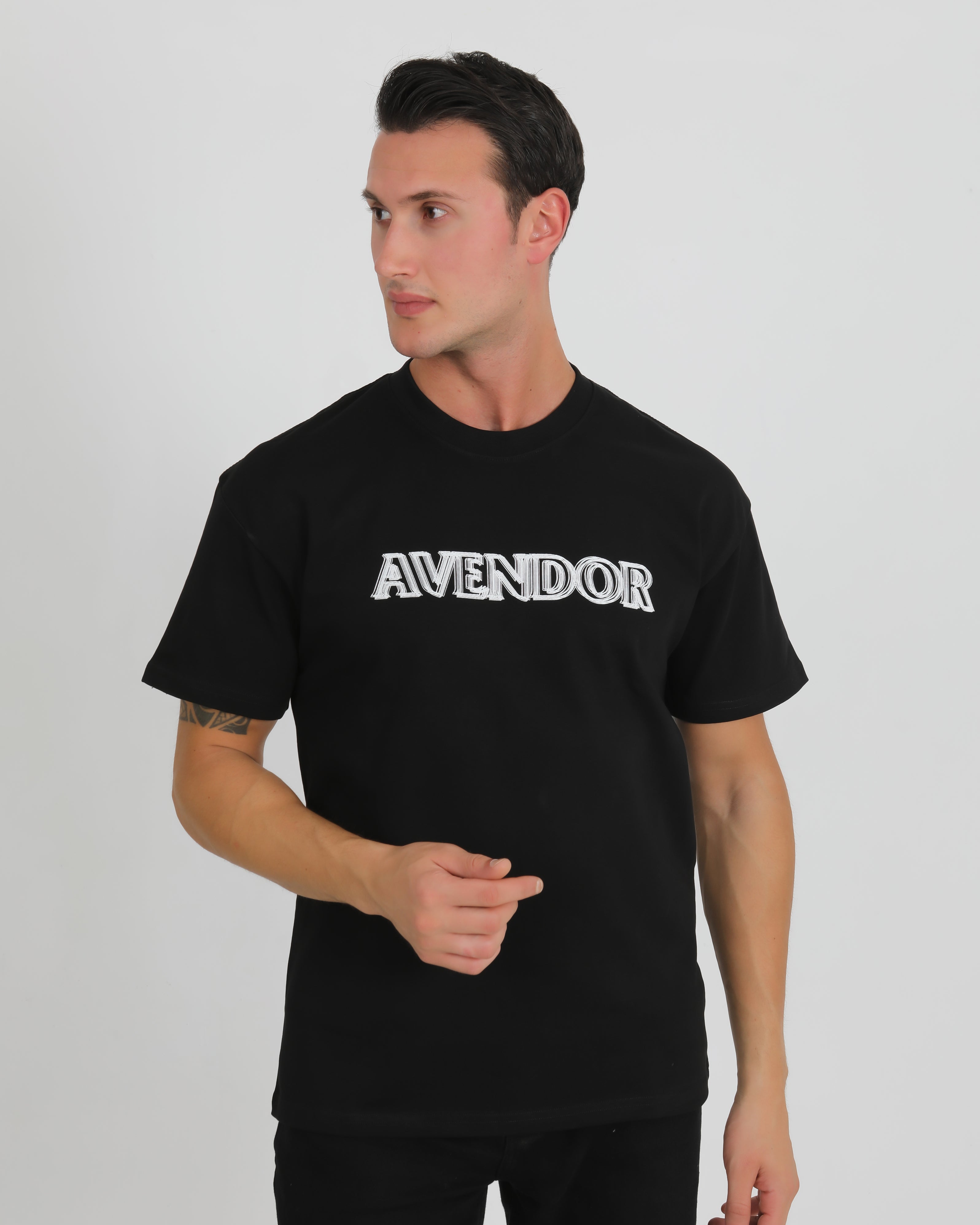 Avendor Classic Oversize Tee Black