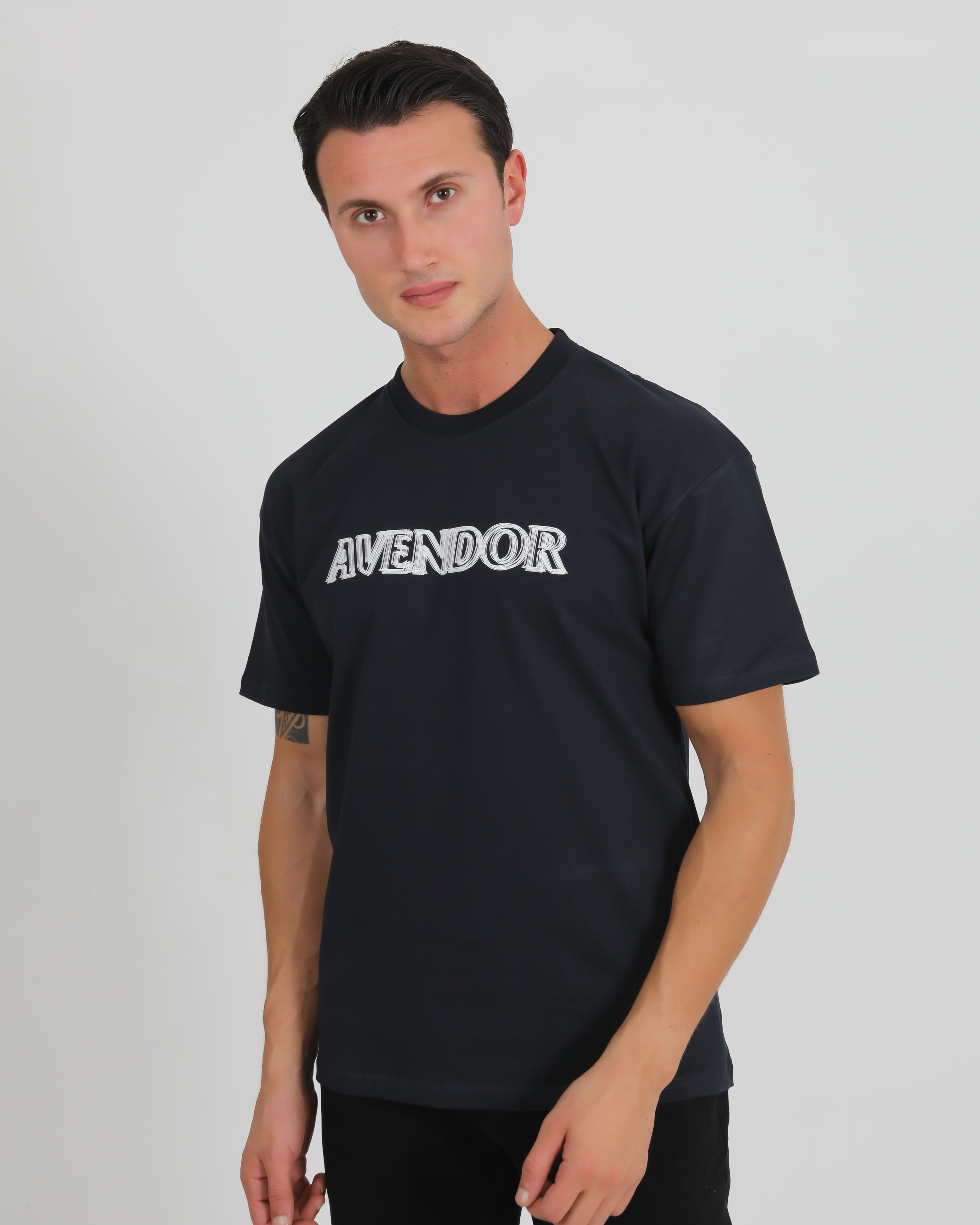 Avendor Classic Oversize Tee Blue